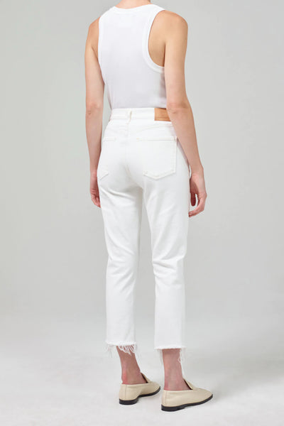 Charlotte High Rise Crop Straight