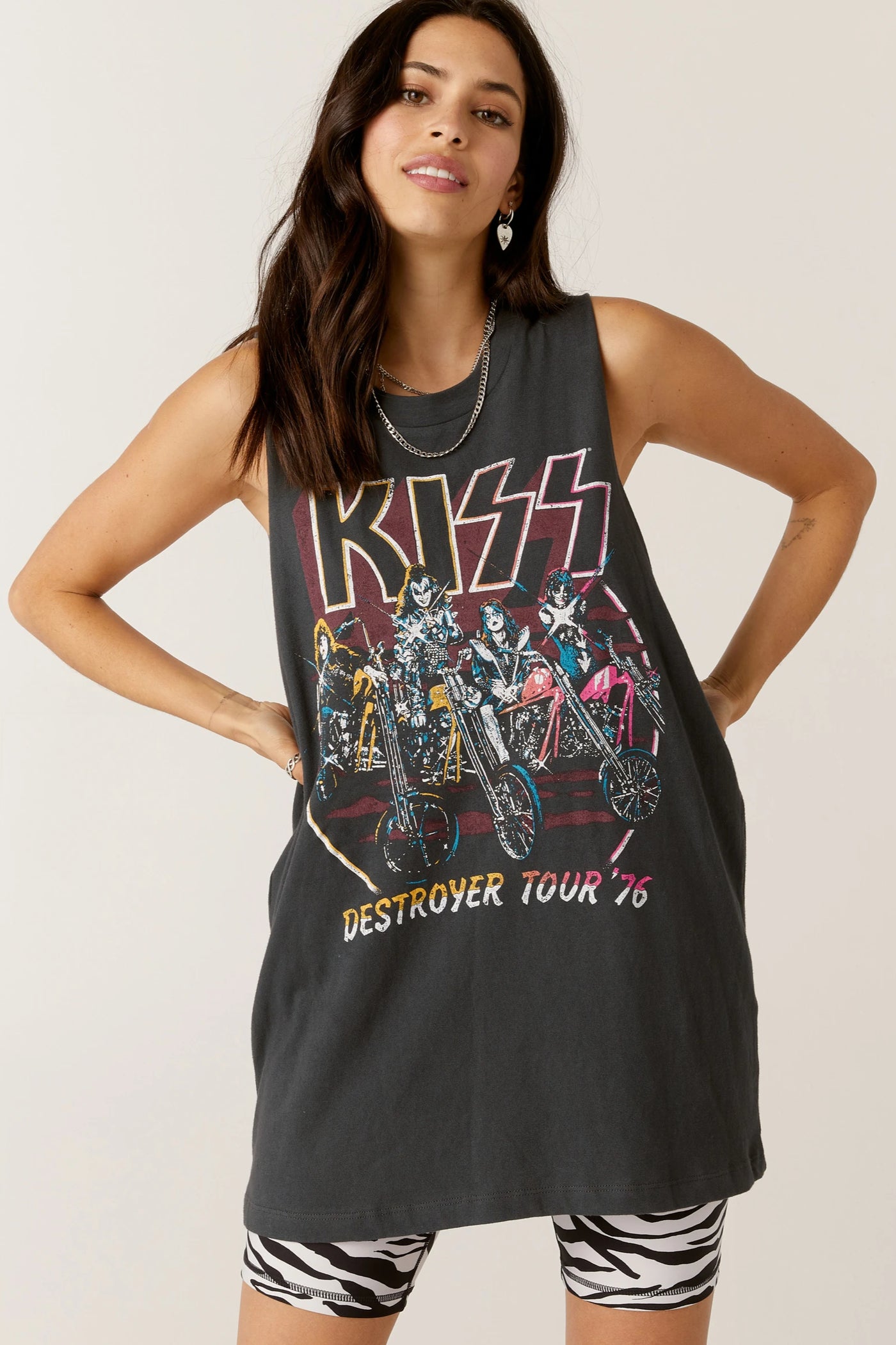 Kiss Biker Boyfriend Tank