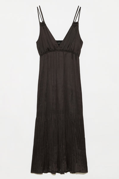 Ossani Pleat Maxi Dress