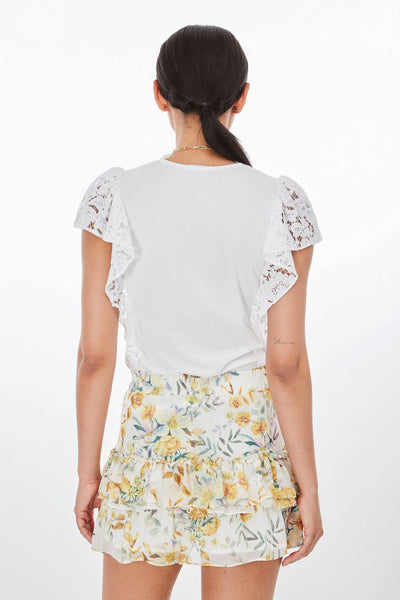Audrina Print Skirt