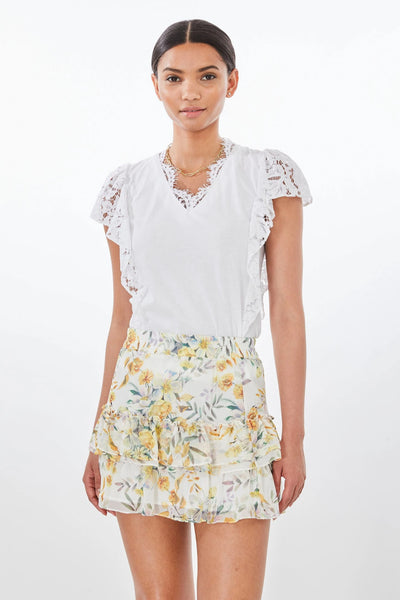 Audrina Print Skirt