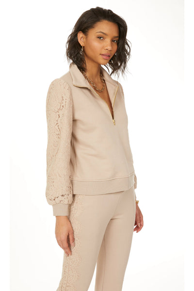 Haven Lace Sleeve Sweatshirt