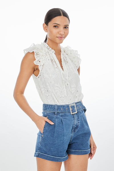 Joy Embroidered Top