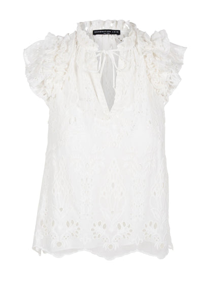 Joy Embroidered Top