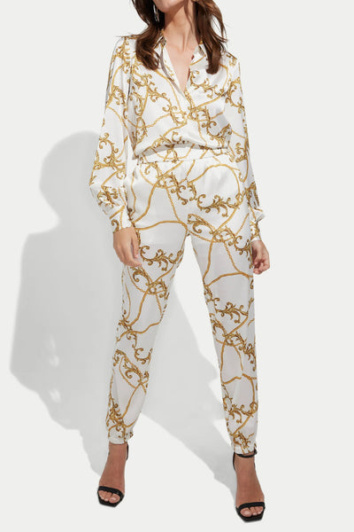 Maxwell Gold Chain Print Blouse