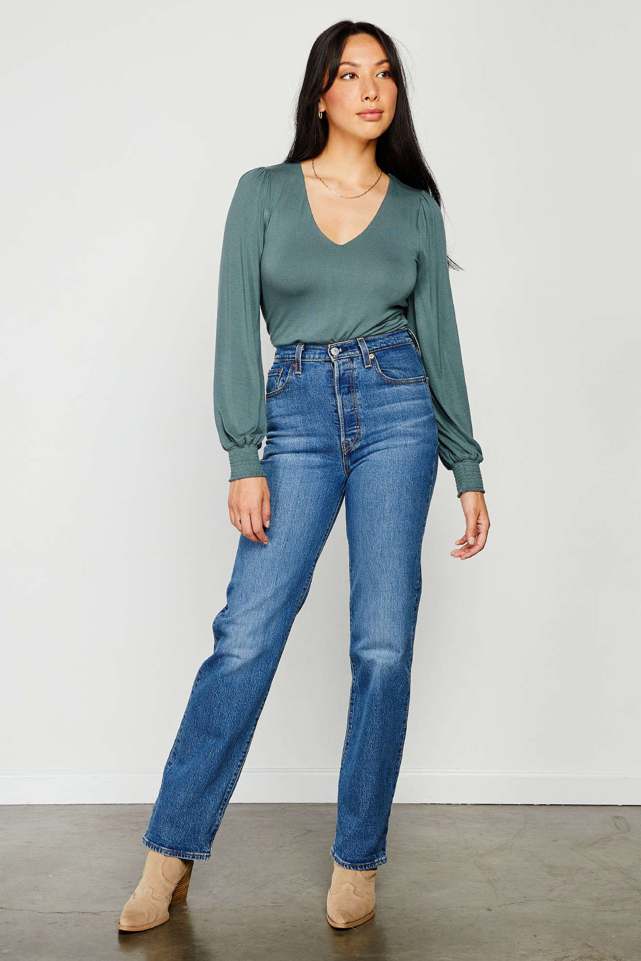 Kelly V Neck Top