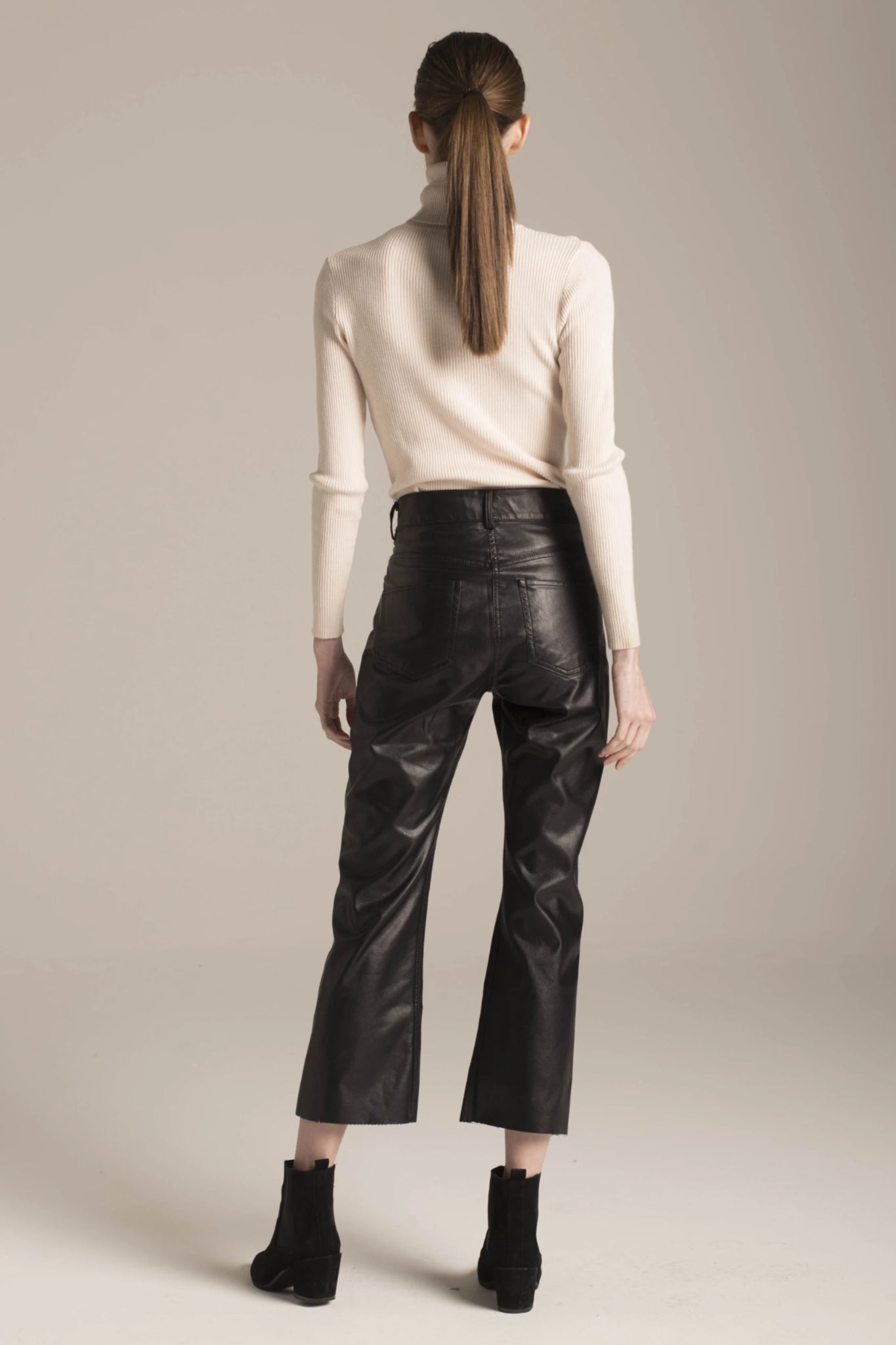 Harper Vegan Crop Bootcut Pant