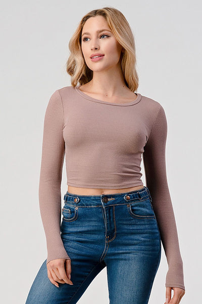 Ribbed Crop Top