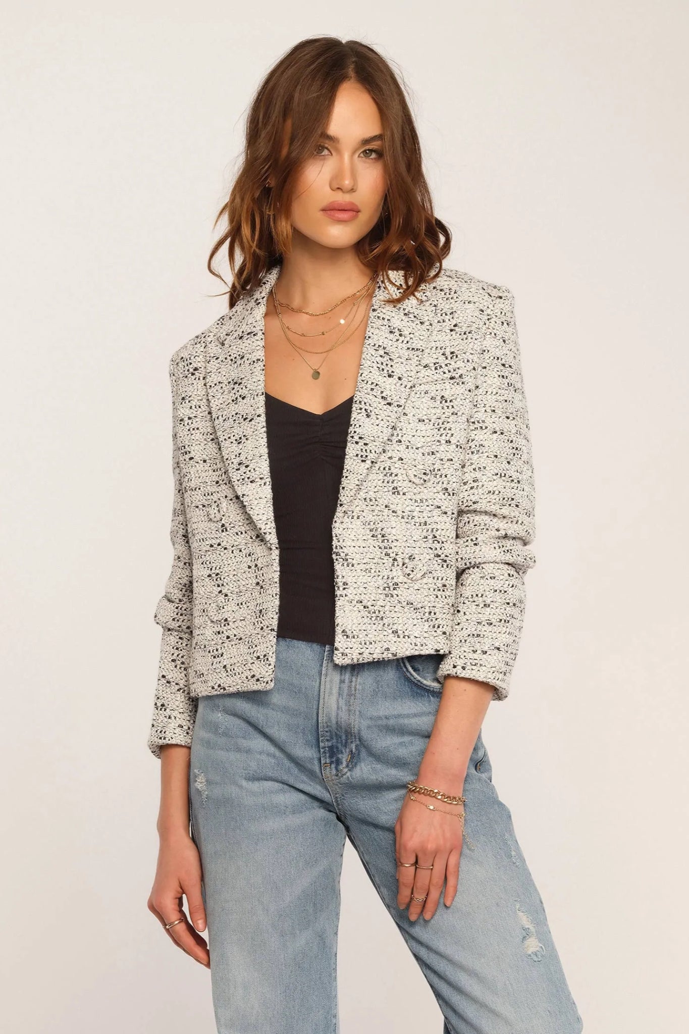 Aurielle Tweed Blazer