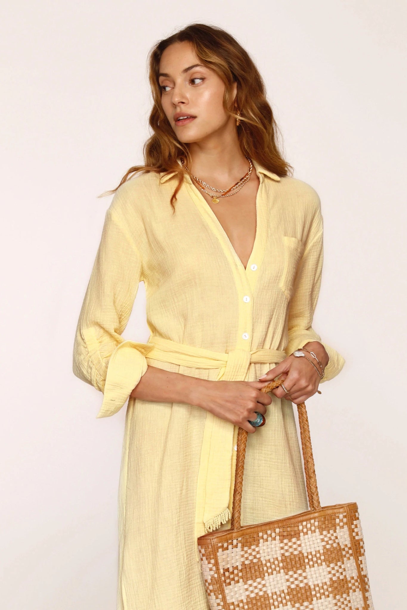 Isadora Button Down Dress