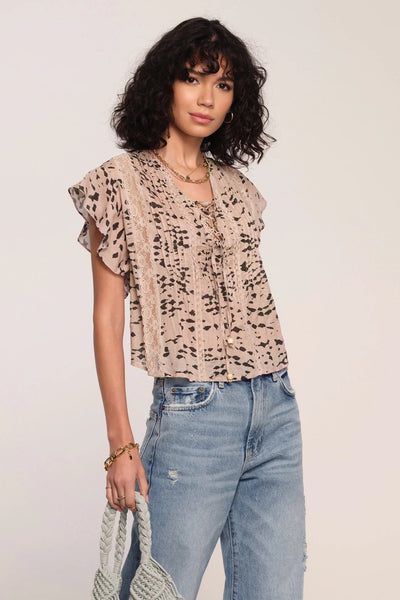 Melissa Print Top