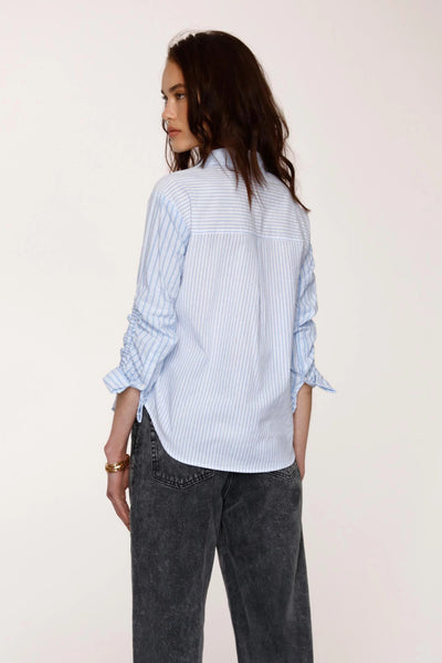 Rayna Stripe Button Down Top