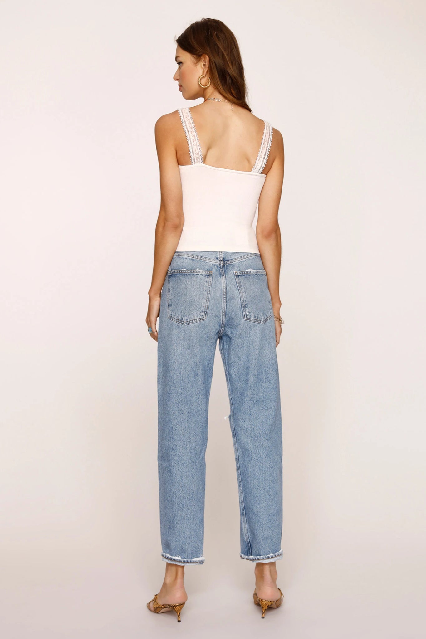 Sade Lace Strap Top
