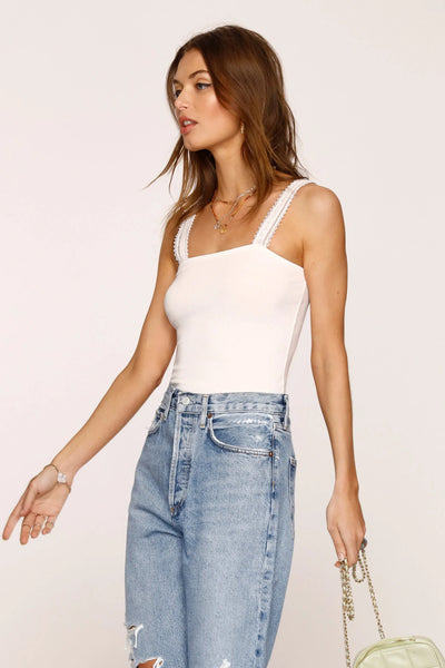 Sade Lace Strap Top
