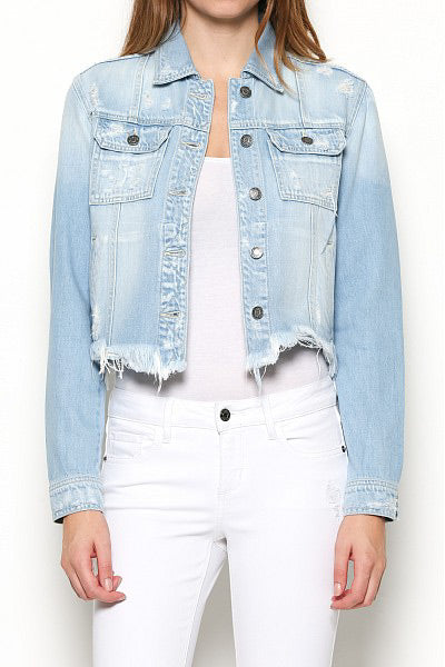 Destructed Denim Jacket