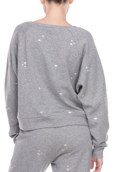 Over The Moon Heart Sweatshirt