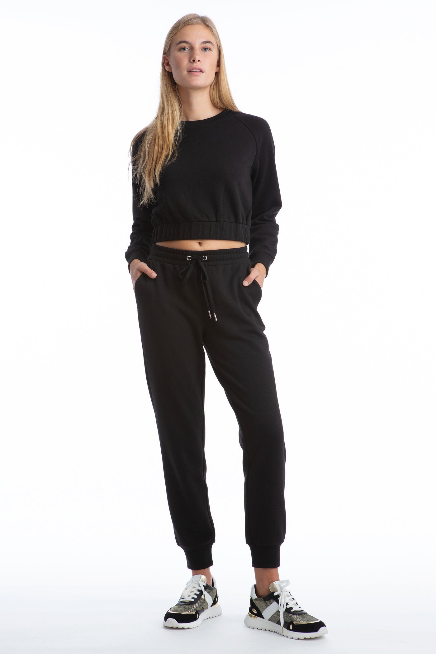 Crop Fleece Sweatshirt