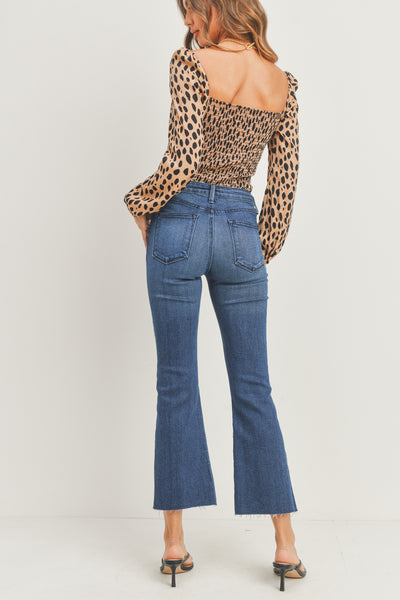 Crop Flare Denim