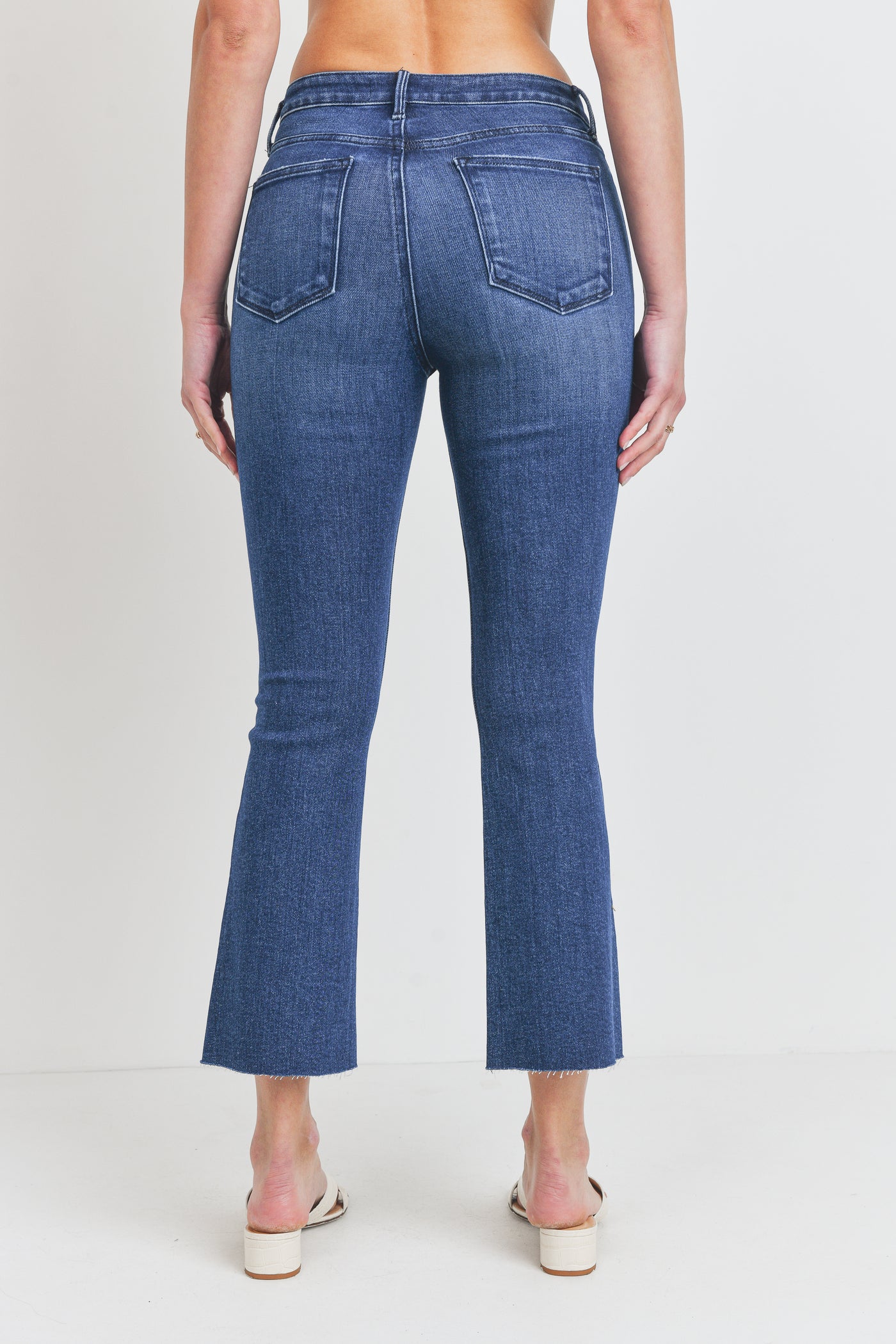 Crop Flare Denim