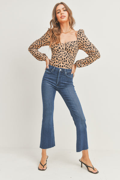 Crop Flare Denim