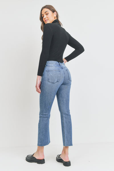 Crop Flare Denim