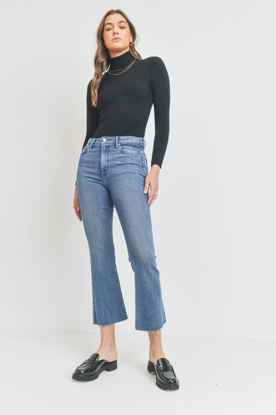 Crop Flare Denim
