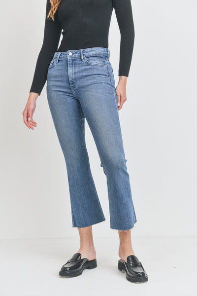 Crop Flare Denim