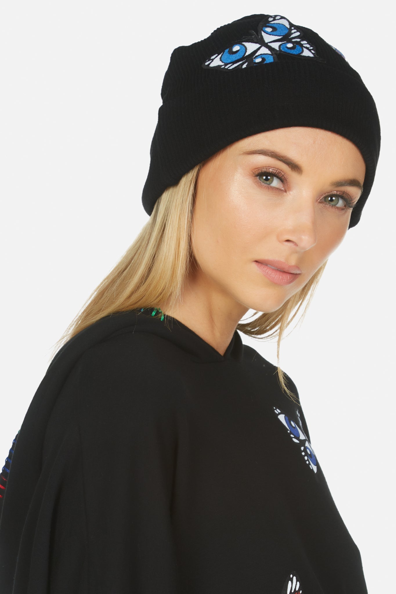 Blix Butterfly Patch Slouch knit Hat – Clothesline Clothing Co.