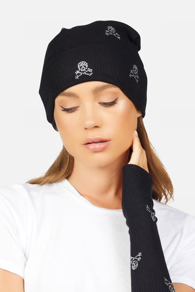 Blix Crystal Mini Skull Beanie