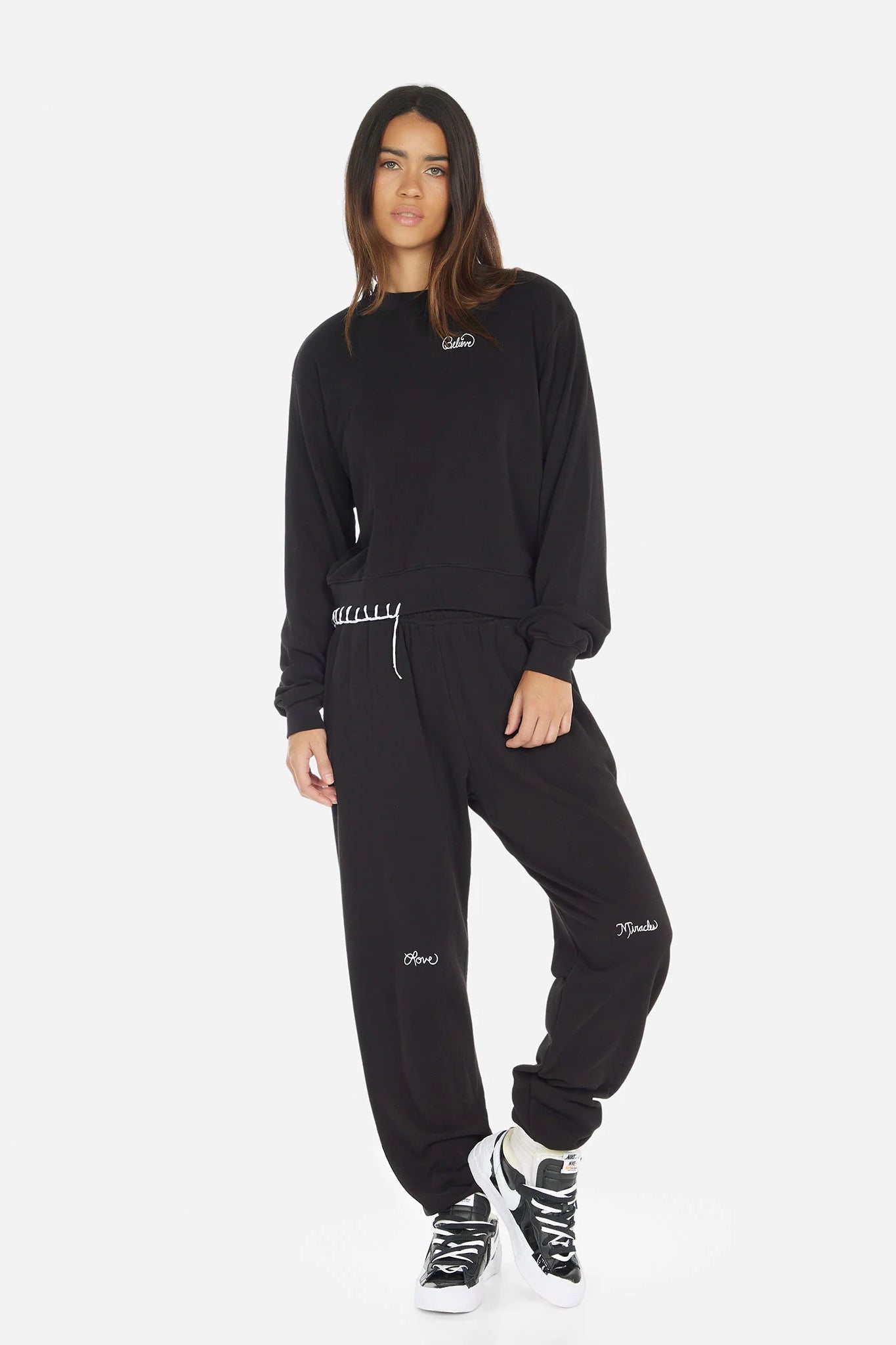 Chantria Positive Happy Face Sweat Pant