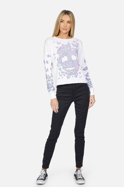 Luella Butterfly Skull Tee