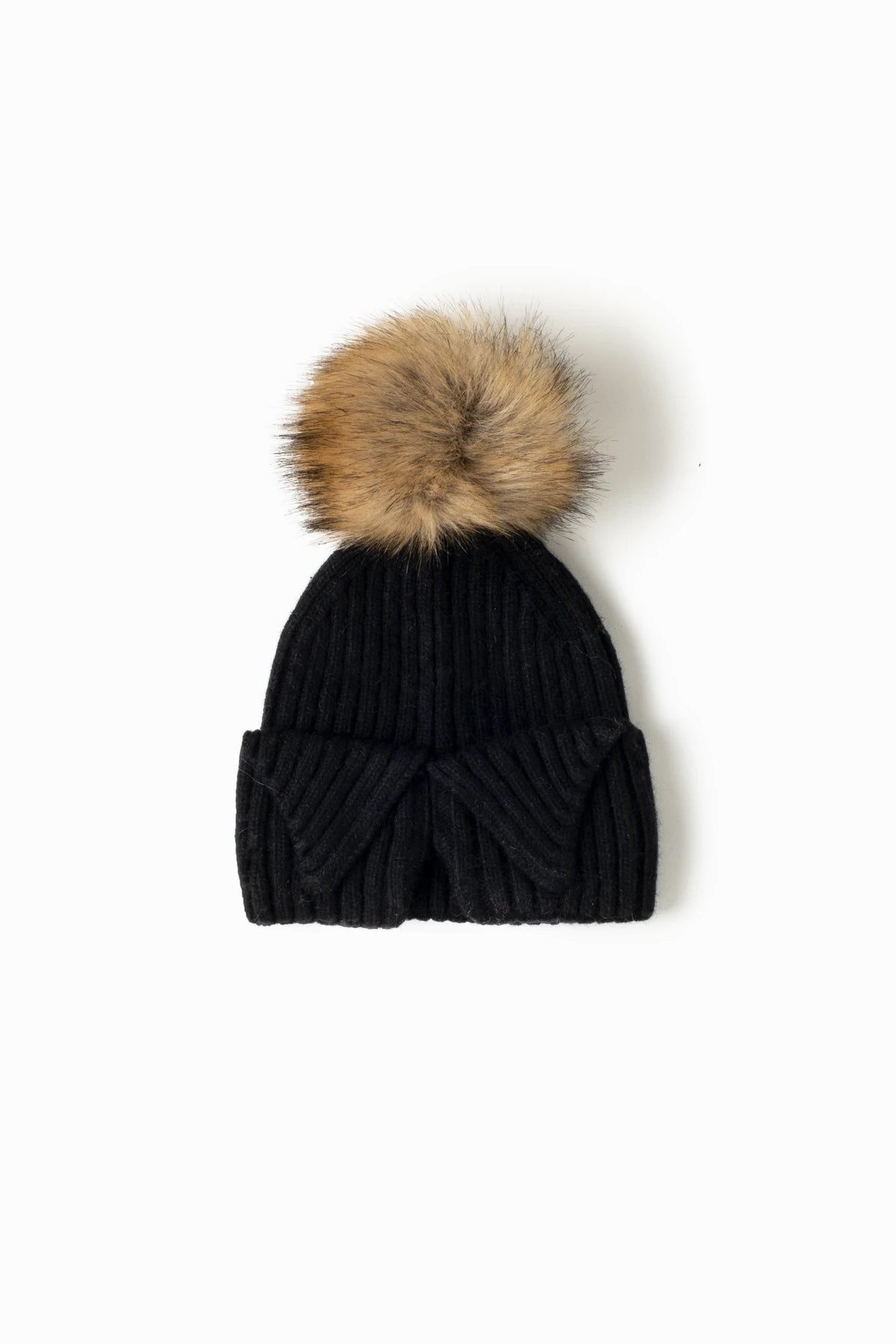 Rib Pom Pom Hat