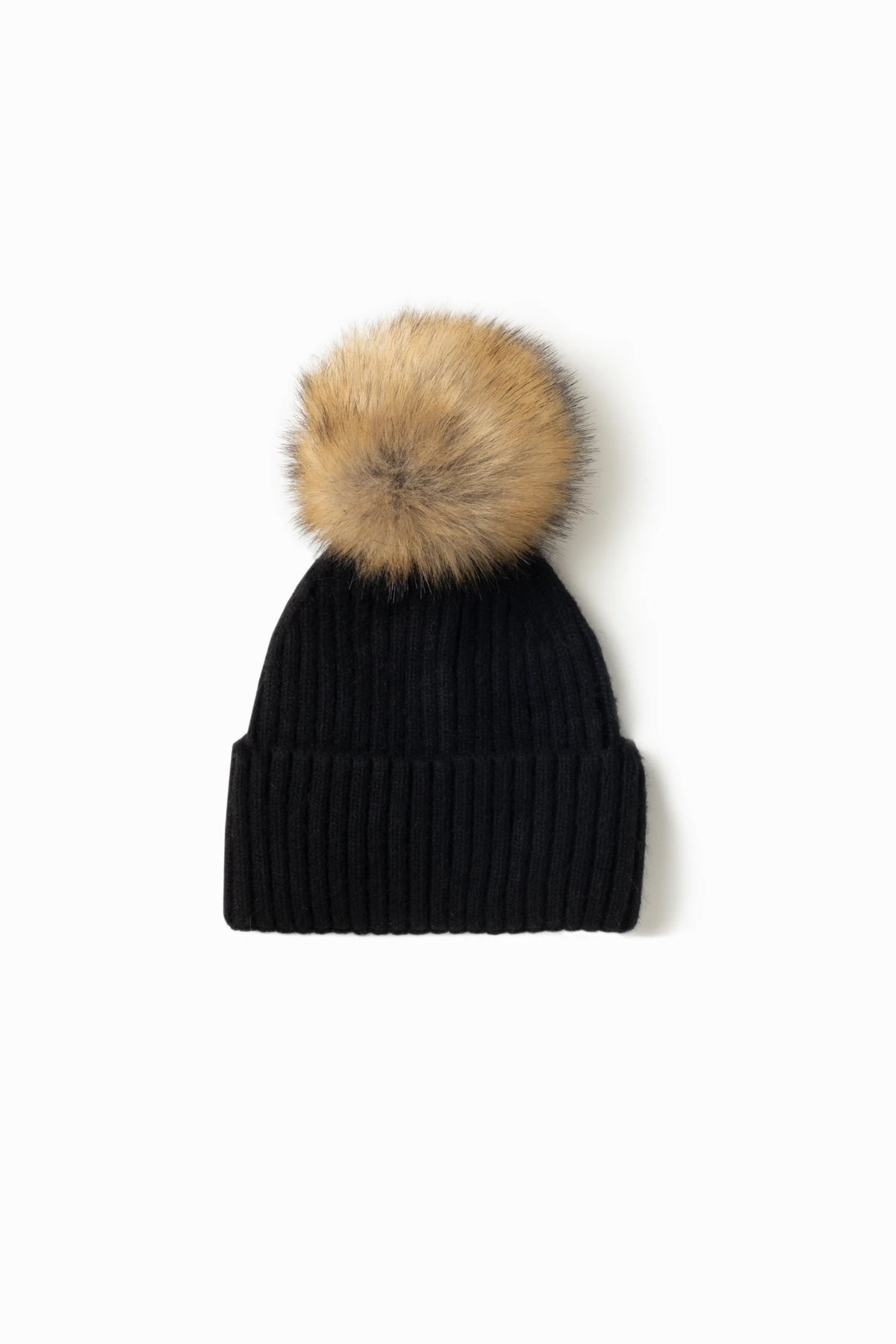 Rib Pom Pom Hat