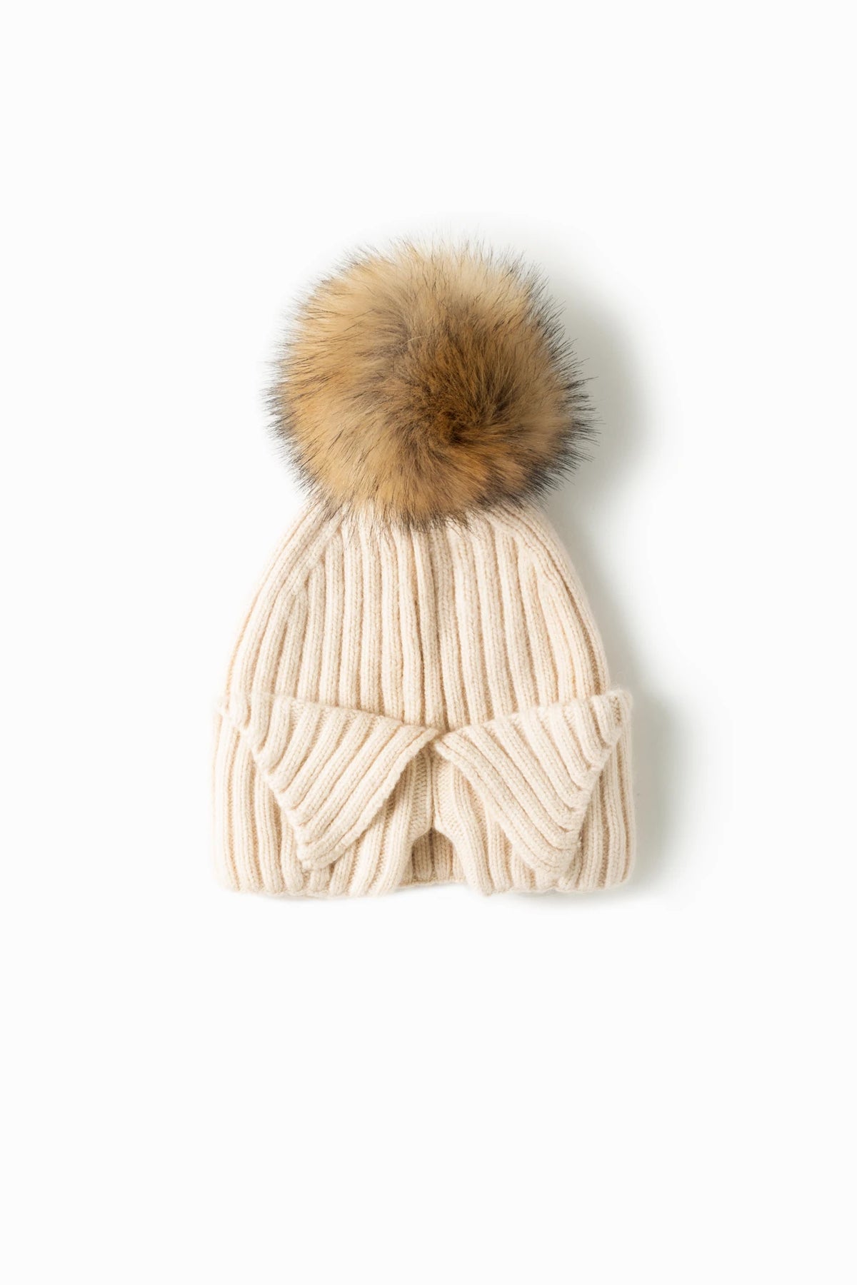 Rib Pom Pom Hat