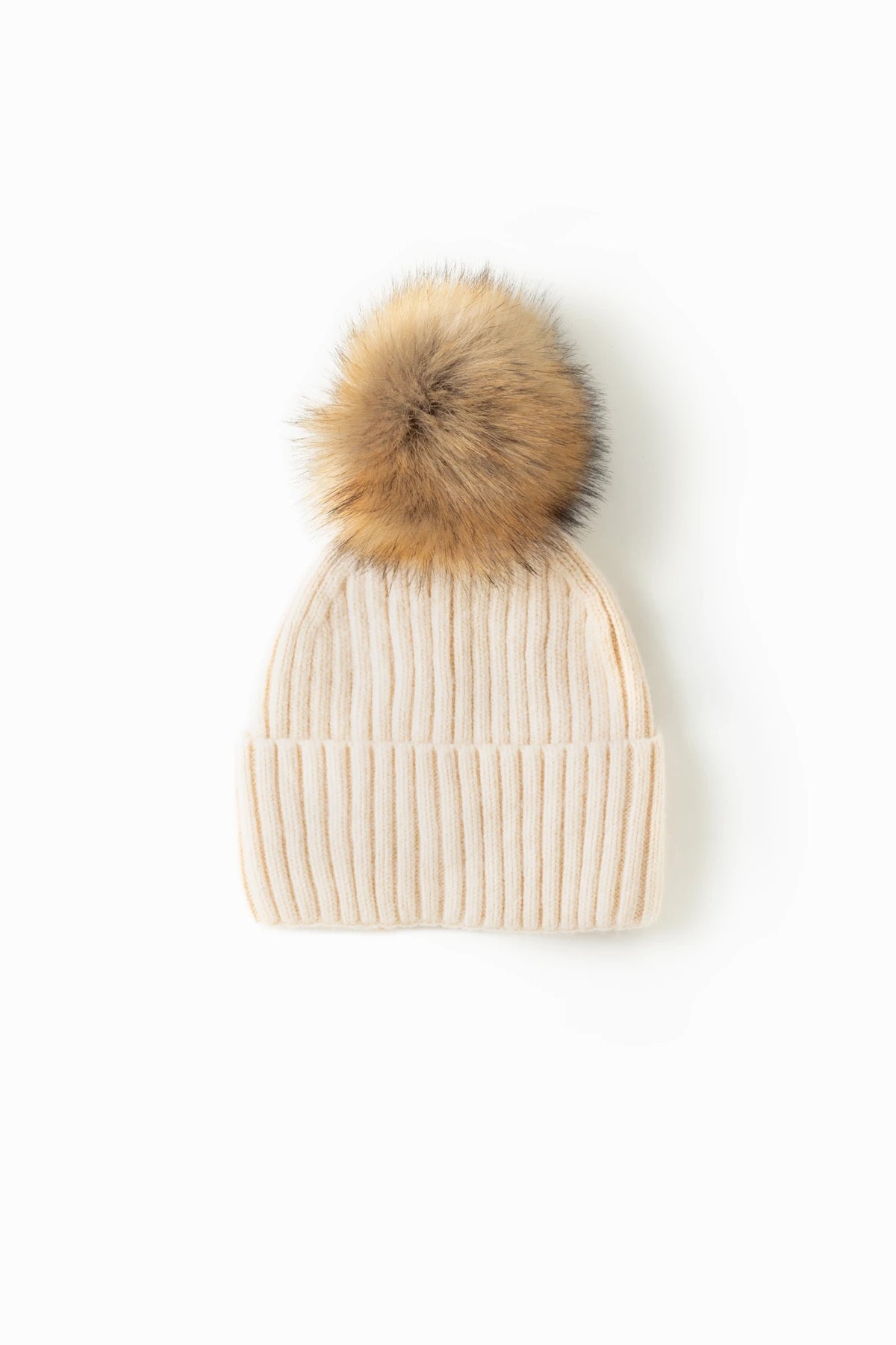 Rib Pom Pom Hat