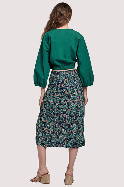 Goodnight Garden Midi Skirt
