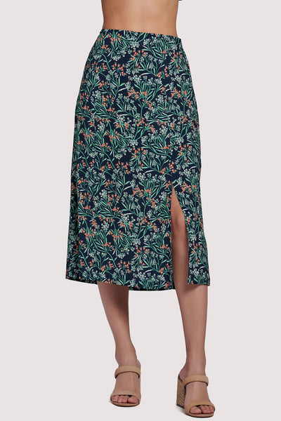 Goodnight Garden Midi Skirt