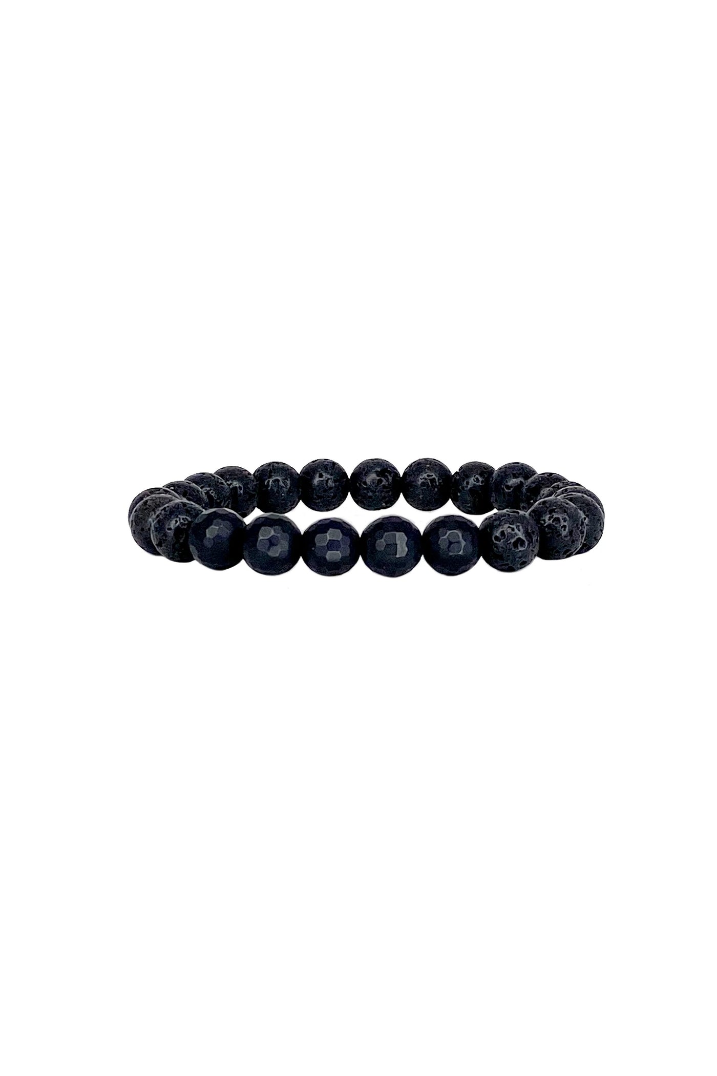 Rudy's Lava Rock Mens Bracelet