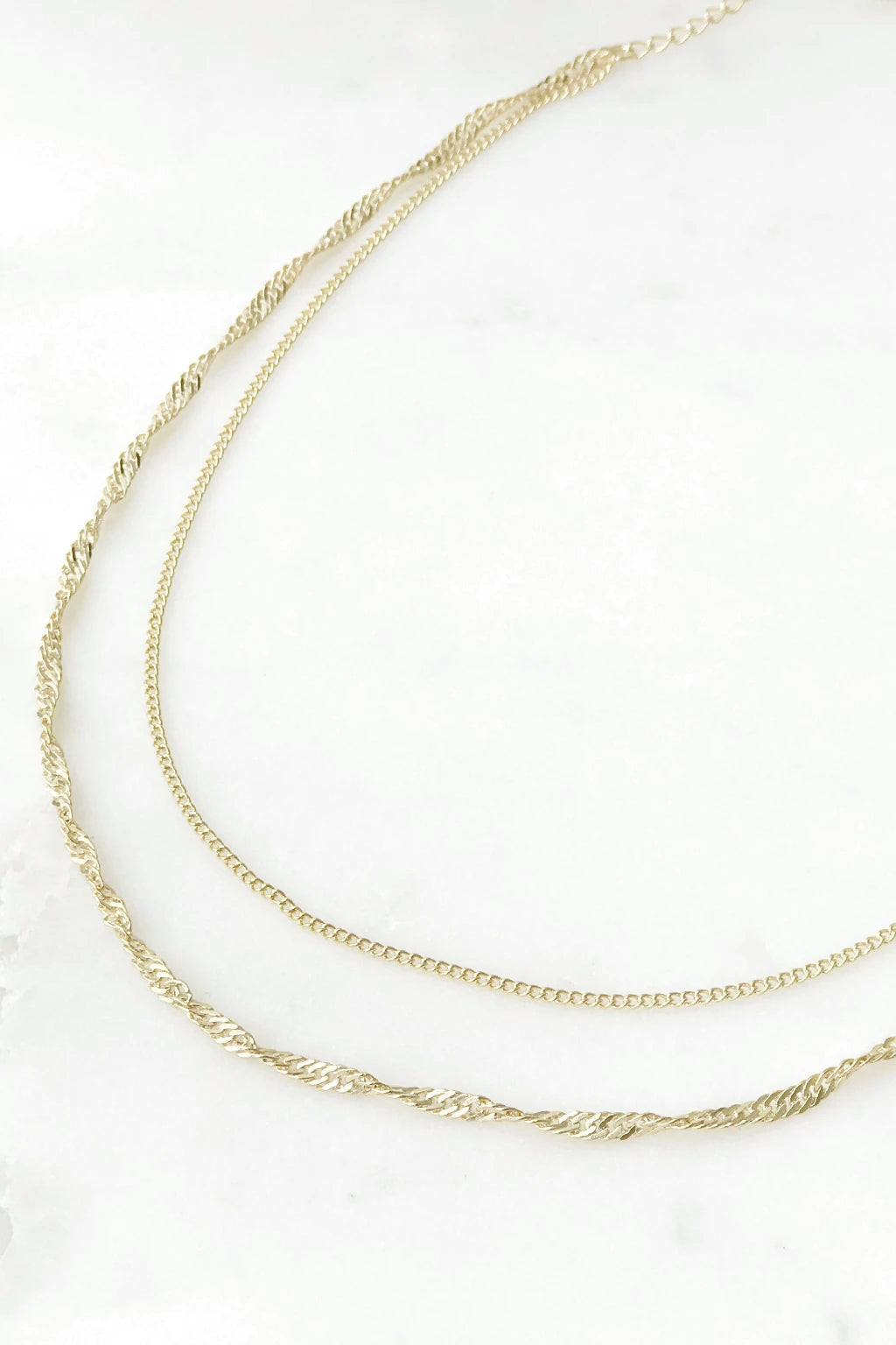 Twist Layer Chain Necklace