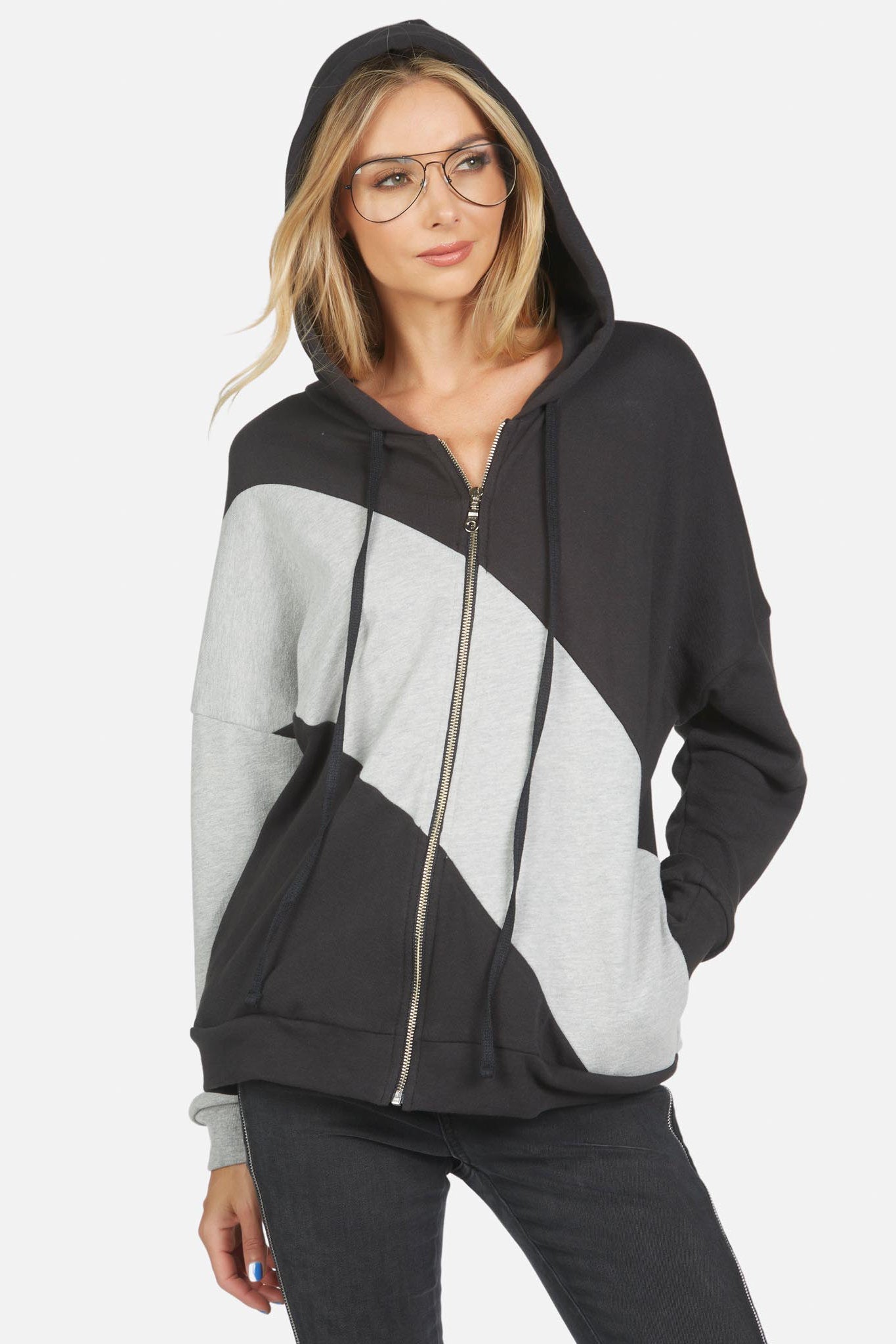 Cypress Colorblock Zip Hoodie