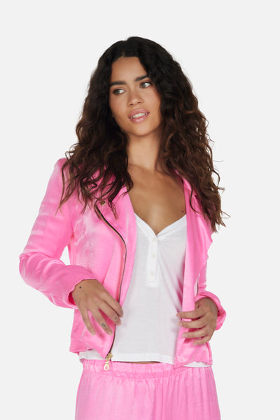Galveston Crop Moto Jacket