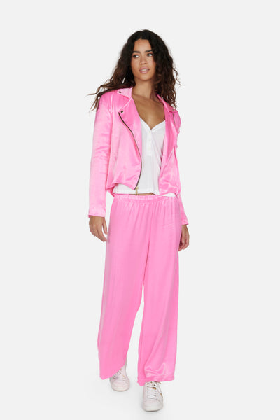 Galveston Crop Moto Jacket
