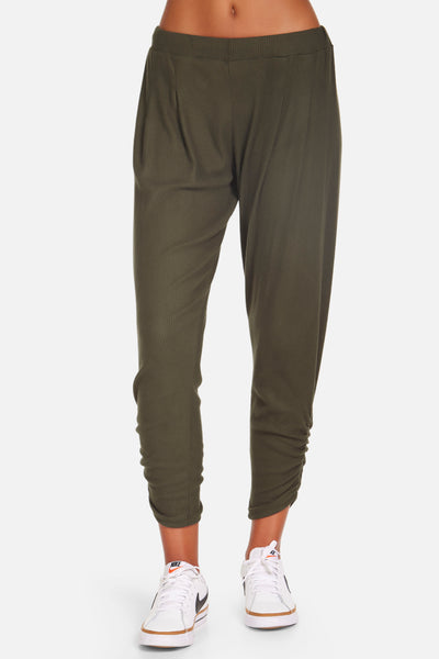 Lior Shirred Rib Pant