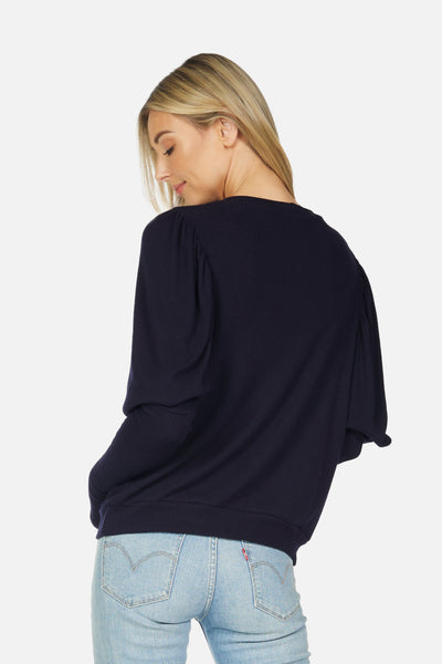 Olaf Puff Sleeve Rib Top