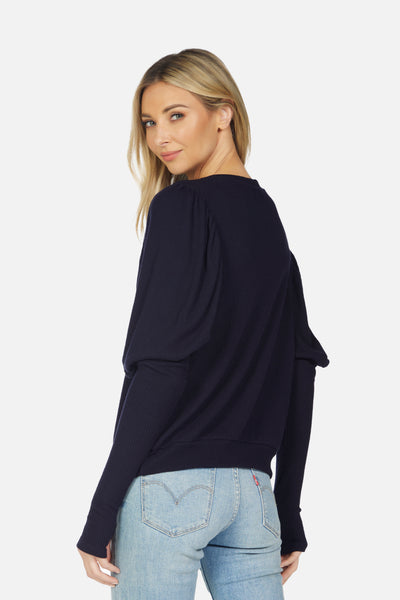 Olaf Puff Sleeve Rib Top