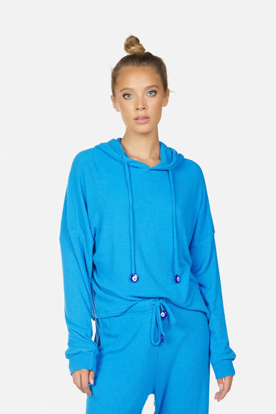 Prentiss Evil Eye Charm Hoodie