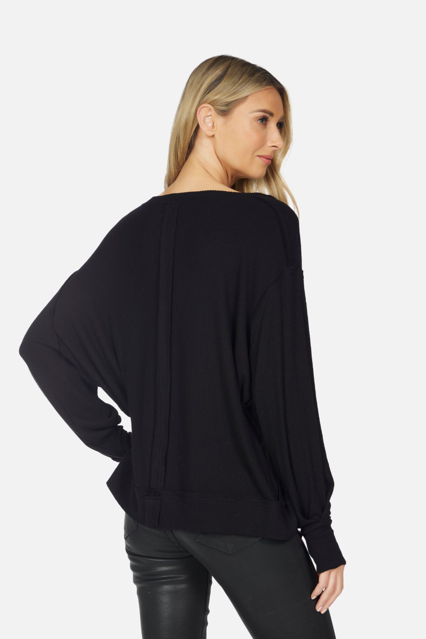 Spence Rib Oversized Top