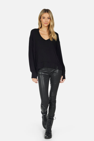 Spence Rib Oversized Top