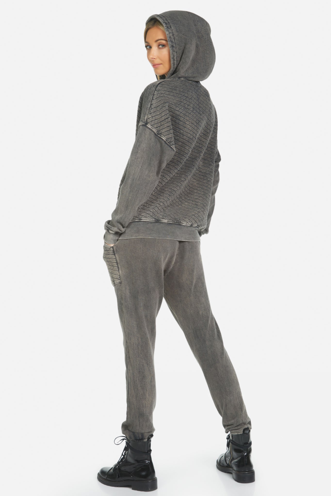 Tiberius Quilt Hoodie Sweatshirt