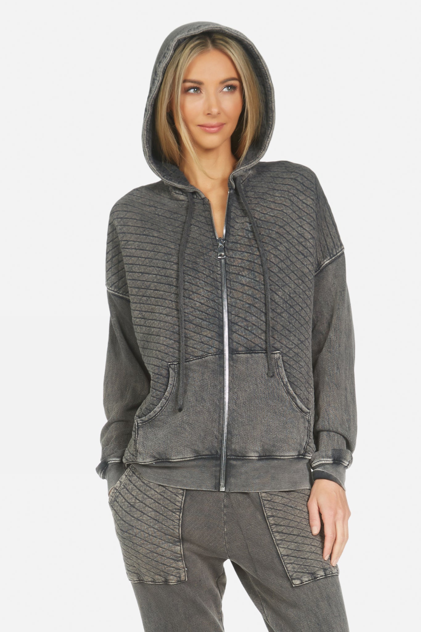Tiberius Quilt Hoodie Sweatshirt